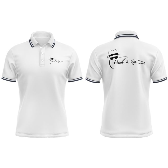 Polo Homme contrasté de qualité supérieure (matériau de personnalisation haut de gamme, imprimé en France)