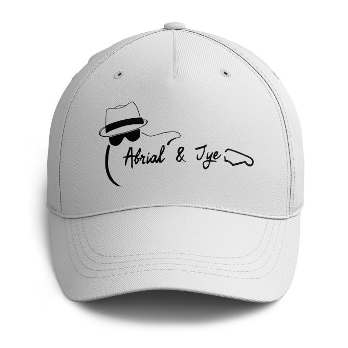 Casquette à visière courbe de qualité supérieure (matériau de personnalisation haut de gamme, imprimé en France)